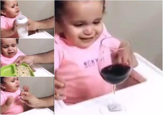 Un bebé arrasa en las redes sociales con un tierno video