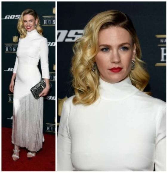 La actriz January Jones.