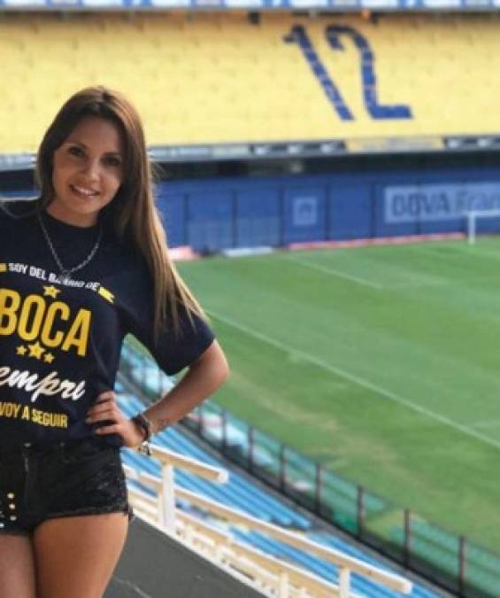 La Bombonera, ese es el estadio favorito de la esposa del jugador Ezequiel Barco.