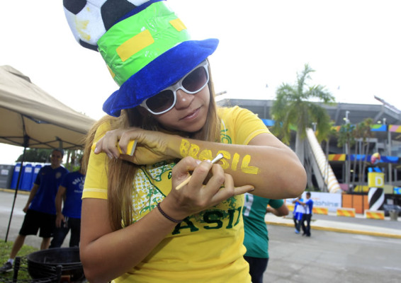 Hondureños y brasileños vivieron una gran fiesta en Miami