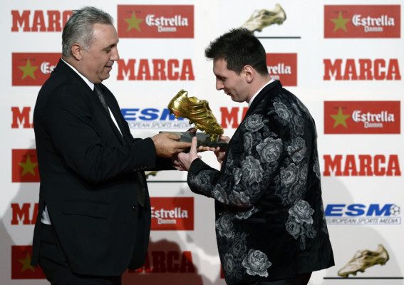 Vídeo: Messi recibió su tercera Bota de Oro