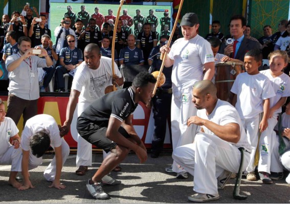 Con punta y capoeira reciben a Honduras en Porto Feliz, Brasil