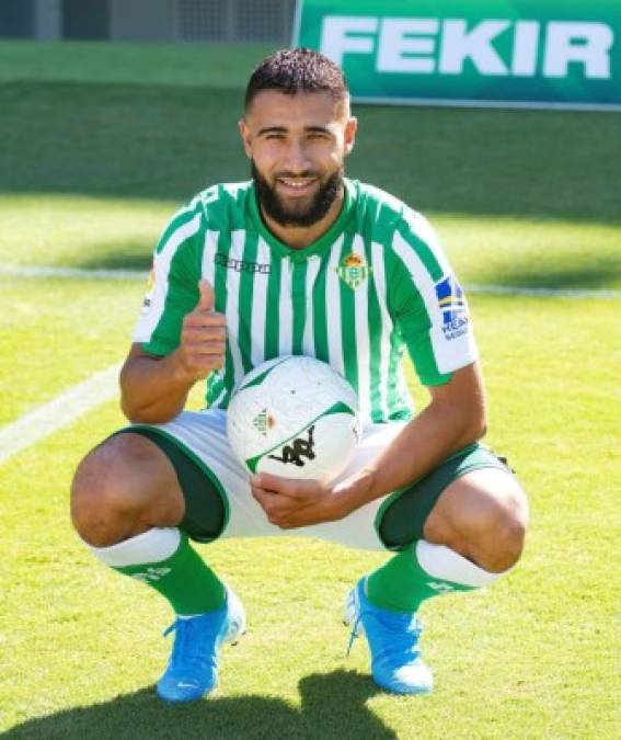 Nabil Fekir: El Betis ha presentado oficialmente a su fichaje estrella para la temporada 2019-20, el campeón del mundo con Francia en el 2018 llega procedente del Lyon.