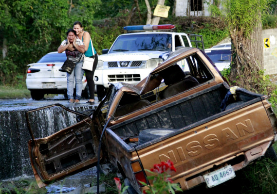 Dos hombres mueren en accidente vehicular en San Pedro Sula