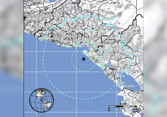 Alerta en el Pacífico de Honduras tras un sismo de 6.4 grados