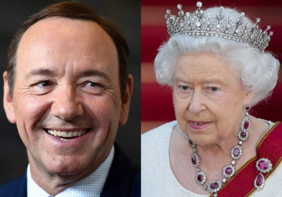 Kevin Spacey y su acto prohibido en visita al palacio de Buckingham   