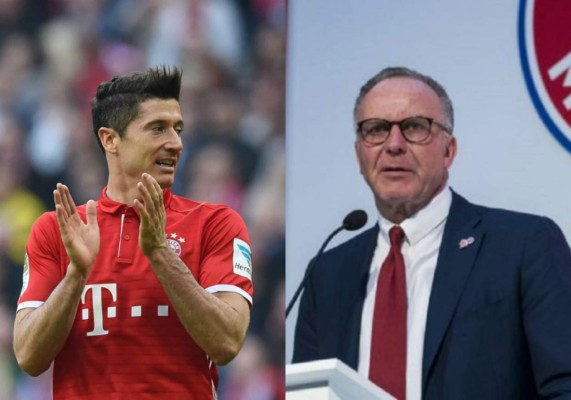 Presidente del Bayern llama al orden a Lewandowski tras criticar fichajes