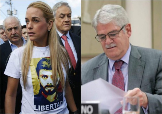 España pide a Venezuela que deje salir a esposa del opositor Leopoldo López
