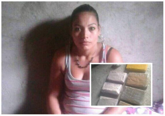 Capturan a mujer con al menos 7 kilos de cocaína en Santa Bárbara