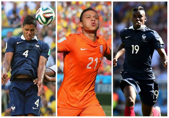 Varane, Pogba y Depay, nominados al Mejor Joven del Mundial