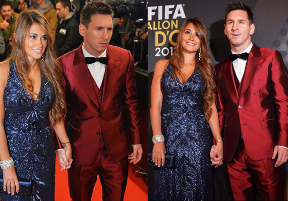 Los memes del traje rojo de Messi en el Balón de Oro