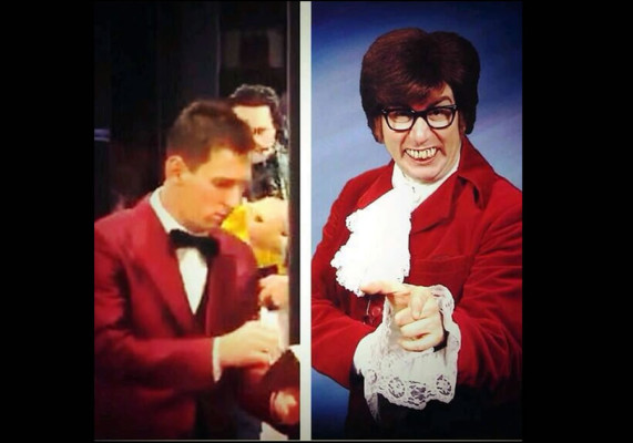 Lionel Messi comparado con Austin Powers.