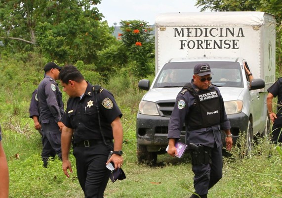 Cuatro hombres son ultimados en potrero de San Pedro Sula