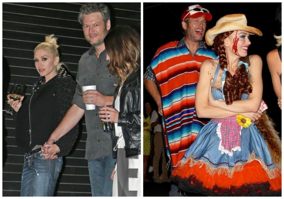 Gwen Stefani y Blake Shelton se ponen cariñosos