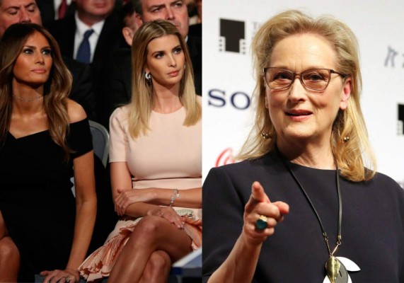 Meryl Streep pide a Melania e Ivanka Trump que hablen sobre el acoso sexual