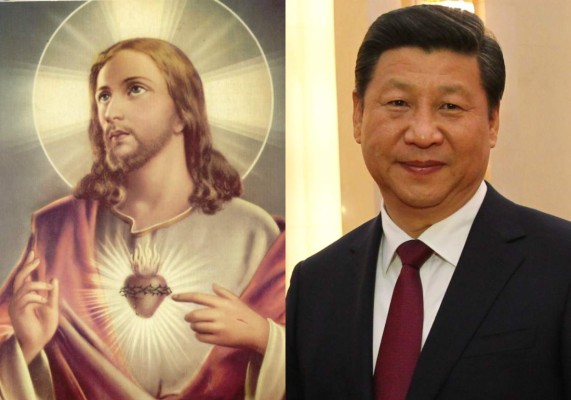 Obligan a cristianos chinos a sustituir retratos de Cristo por otros de Xi Jinping
