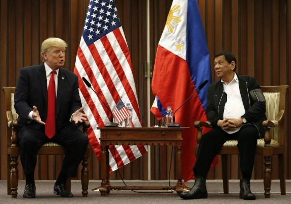 Trump y Duterte respetarán los derechos humanos pese a la guerra antidroga