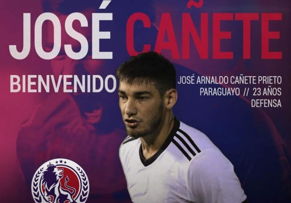 Olimpia anuncia el fichaje del defensa paraguayo José Arnaldo Cañete