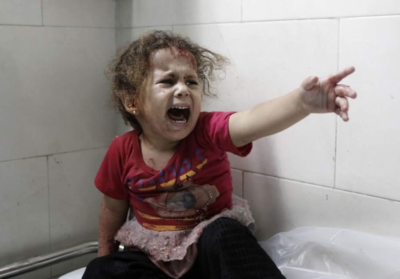 Los rostros del dolor en la Franja de Gaza; Niños los más afectados