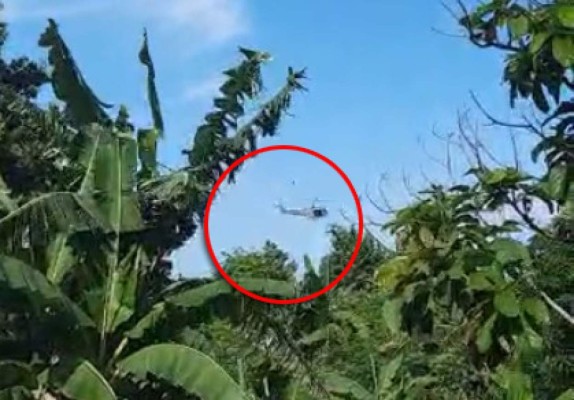 VIDEO: desde un helicóptero disparan a pobladores de La Mosquitia cuando seguían una lancha