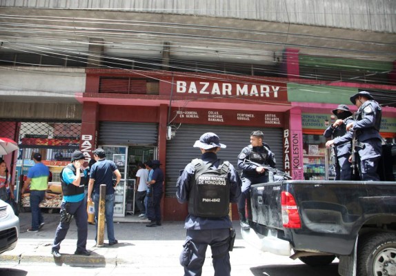 Aseguran tienda de ropa a los Valle en El Centro de San Pedro Sula