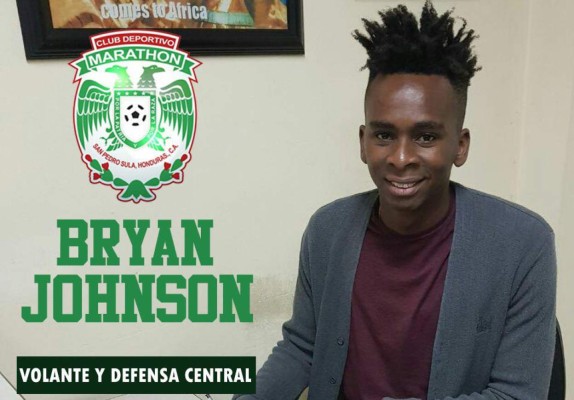 El Marathón anuncia fichaje del defensa Bryan Johnson