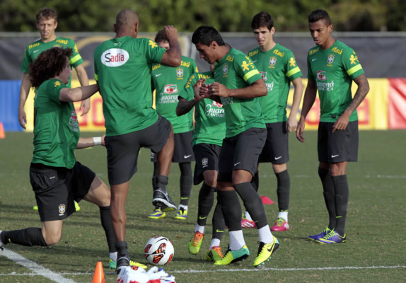 Brasil se entrena fuerte para el juego amistoso contra Honduras