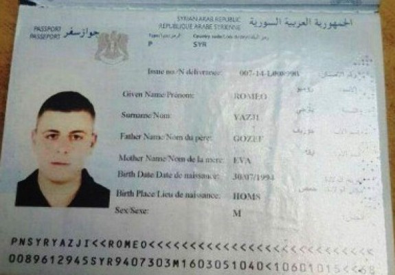 Sirio con pasaporte falso iba para Honduras