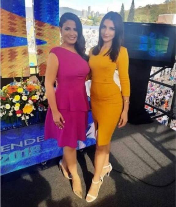 Gabriela Ordóñez y Samantha Velásquez - Presentadoras de Canal 11.