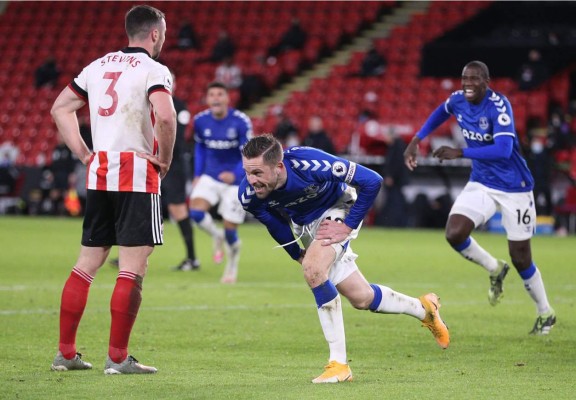 El Everton de Ancelotti se pone segundo de la Premier League tras ganar al Sheffield United