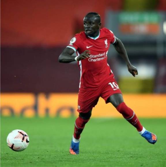 10. Sadio Mané - El delantero senegalés (28 años) del Liverpool aparece con un valor de 110 millones de euros.