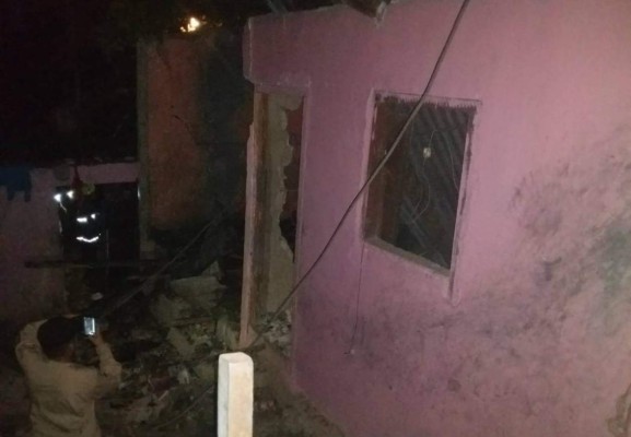 Tres heridos deja explosión de chimbo de gas en una vivienda de San Pedro Sula