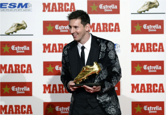 Vídeo: Messi recibió su tercera Bota de Oro