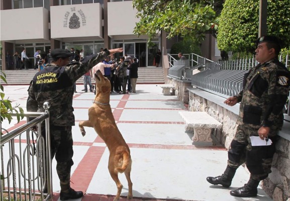 Descartan nuevamente amenaza de bomba en juzgado de Tegucigalpa