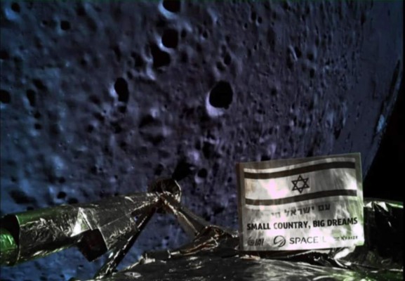 Primera sonda israelí acabó su aventura al estrellarse en la Luna