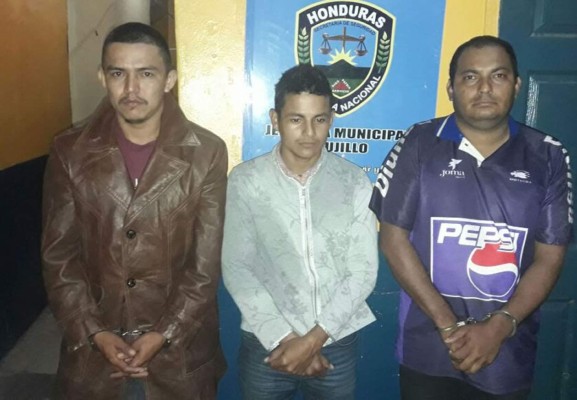 Los detienen por el delito de robo de palma aceitera en Trujillo