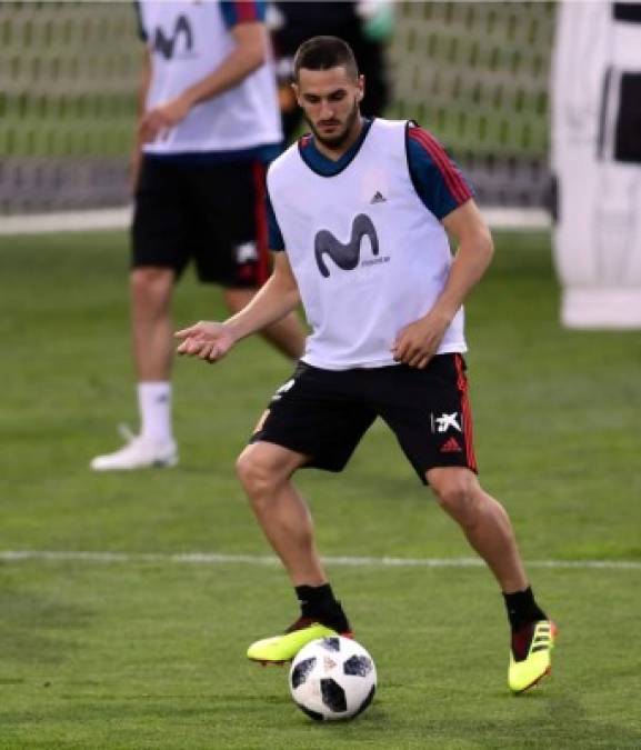 Koke Resurrección, centrocampista del Atlético de Madrid, será titular en el estreno de la selección en Rusia. Foto AFP