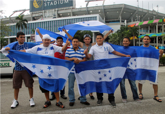 Hondureños y brasileños vivieron una gran fiesta en Miami