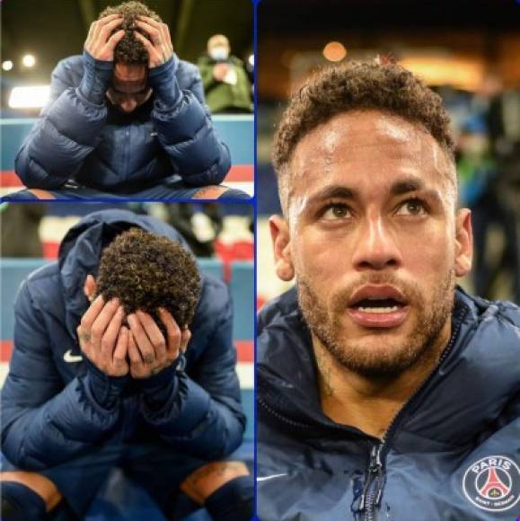 Neymar no pudo contener las lágrimas y así de emocionado se vio luego del partido.