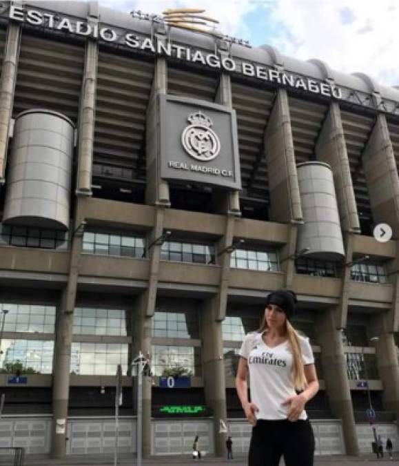 Miroslava Montemayor ya ha estado en el estadio Santiago Bernabéu del Real Madrid.