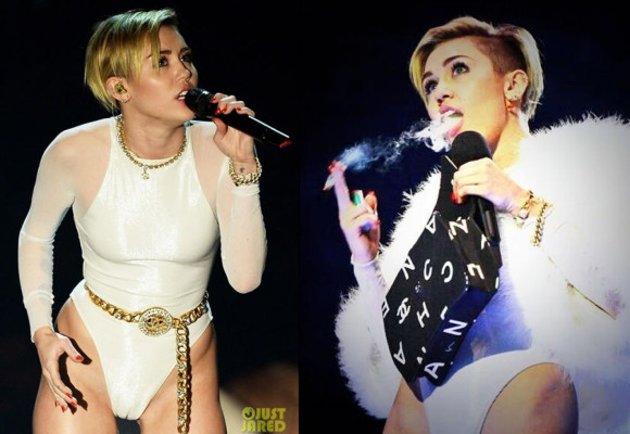 Holanda investiga si Miley Cyrus fumó un porro