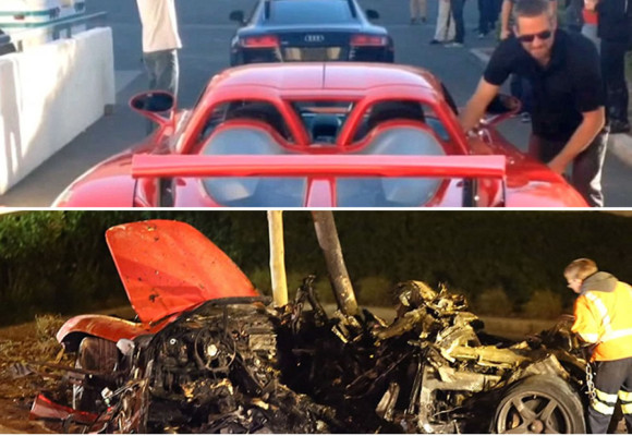 Porsche en que se estrelló Paul Walker no podía pasar ni por encima de una lata de cerveza