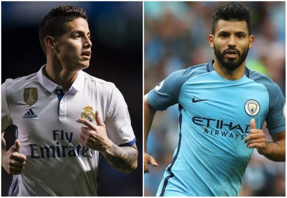 James y Sergio Agüero serían compañeros en impensado equipo