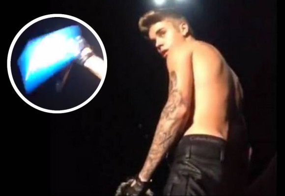 Justin Bieber recibe botellazo y termina concierto en Brasil
