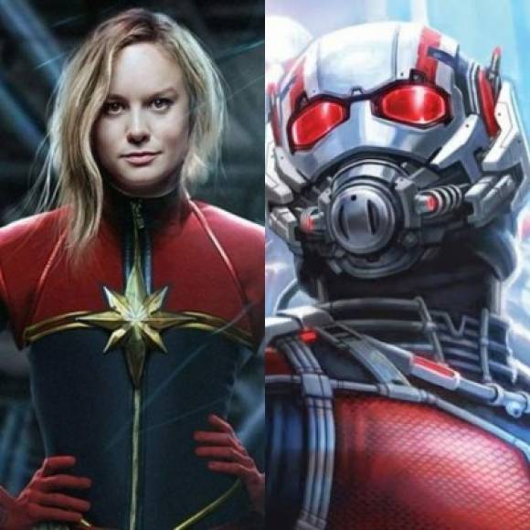 Antes del estreno de la secuela de Avengers Infinity War, Marvel lanzará las películas 'Captain Marvel', protagonizada por Brie Larson y 'Ant-Man' con Paul Rudd.<br/>
