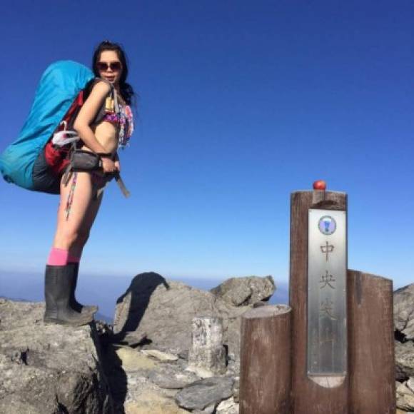 Gigi, de 36 años, cayó en una grieta de la montaña de 3,952 metros de altura tras resbalar mientras intentaba tomarse un selfie en la cima.