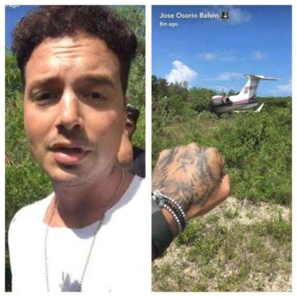 “Cuando no es el día de uno, no es el día de uno”, dijo en el video que compartió en sus redes sociales el colombiano. “El avión se estrello nos salvamos”.