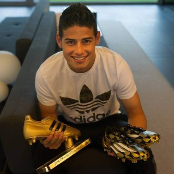 James Rodríguez, mediocampista de Real Madrid.