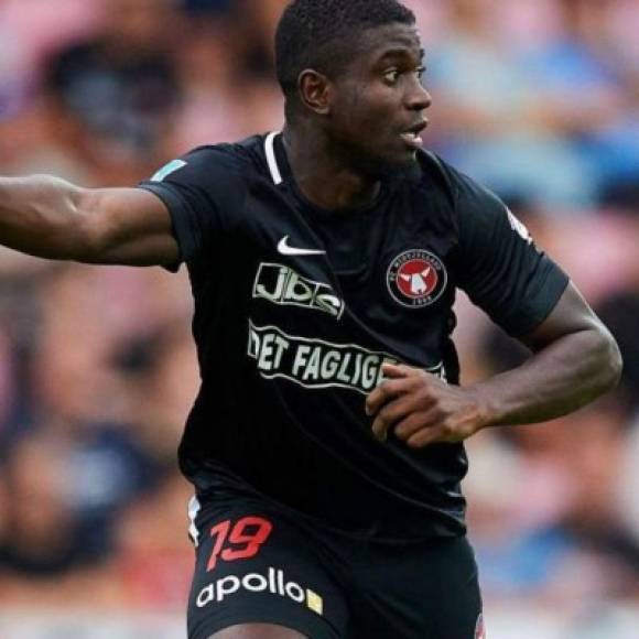 16. Mayron George (25 años) - El delantero costarricense del FC Midtjylland de la Primera División de Dinamarca tiene un valor de mercado de 500 mil euros.