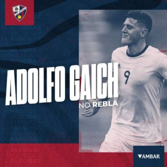 El Huesca de España ha fichado al delantero argentino Adolfo Gaich, llega desde el CSKA de Moscú cedido por una temporada y con opción de compra. Foto Twitter Huesca.